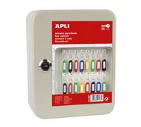 APLI Armadietto metallico portablocchi 20 chiavi con serratura