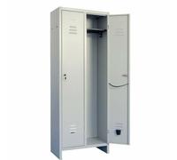 Armadietto metallico ufficio armadio in metallo 2 ante con serratura 68x34x179cm