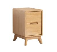 Armadietto minimalista stretto da comodino con doppi cassetti e grande capacità di archiviazione, soluzione versatile per vari scenari