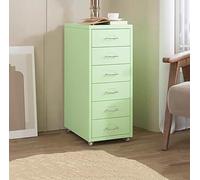 Armadietto mobile in metallo con ruote di bloccaggioOrganizzatore verticale per ufficio e casaArmadietto archivio con serratura per un facile accesso e soluzioni di archiviazione sicure