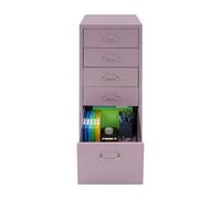 Armadietto mobile per documenti, 41 x 28 x 69 cm, con cassetti, cartella con ruote, può contenere documenti, contratti, rapporti
