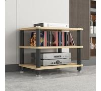 Armadietto Moderno per Componenti Stereo, Mobile Stereo Hi Fi Rack Supporto per Giradischi, Rack e Supporti HiFi Audio Rack Armadio, for Soggiorno(Yellow,50cm/19.7in)