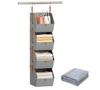 Armadietto Organizzatori e Storage, Rack cubi Space Saving Container For Bedroom, 4-Tier Closet Organizer And Storage, Garage Pantry Dorm Vanity Home Laundry Clothes