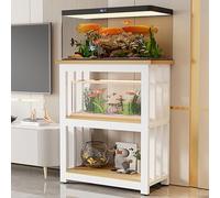 Armadietto per acquario, Mensole regolabili in acciaio a più livelli, grande rack per recinzione rettile, staffa di stoccaggio per ufficio domestico