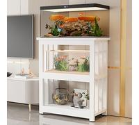 Armadietto per acquario, Mensole regolabili in acciaio a più livelli, grande rack per recinzione rettile, staffa di stoccaggio per ufficio domestico