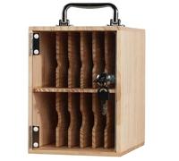 Armadietto per cellulare con 12/24/36/48/60 scomparti, con maniglia e serratura di sicurezza, armadietto per cellulare per ufficio e classe (16 x 21 x 22 cm)