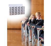 Armadietto per cellulare con caricatore a 40 scomparti, in acrilico resistente, per scuole e uffici, elegante contenitore per cellulare, soluzione per la privacy per studenti e professionisti