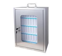 Armadietto per Cellulari in Acciaio Inossidabile, prigione per Telefoni per L'aula, Robusto e Resistente, Facile da Trasportare, Adatto per Fabbriche, Aziende e Laboratori(Medium)