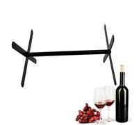 Armadietto per champagne orizzontale - Espositore a bottiglia singola con supporto triangolare per vino da bancone | Elegante espositore da tavolo per gli amanti del vino, bar per la casa, decorazione