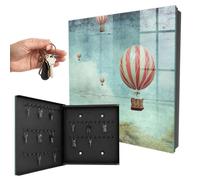 Armadietto per chiavi 30x30 cm Sogni d'aria Porta Sinistra Nero