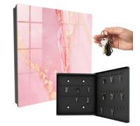 Armadietto per chiavi 30x30 cm Sogno rosa Porta Destra Nero