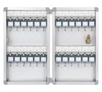 Armadietto per la gestione delle chiavi a parete con etichette, lega di alluminio resistente per proprietà sicure e organizzazione delle chiavi del veicolo in immobili e concessionarie