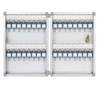 Armadietto per la gestione delle chiavi a parete con etichette, lega di alluminio resistente per proprietà sicure e organizzazione delle chiavi del veicolo in immobili e concessionarie