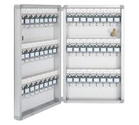 Armadietto per la gestione delle chiavi a parete con etichette, lega di alluminio resistente per proprietà sicure e organizzazione delle chiavi del veicolo in immobili e concessionarie