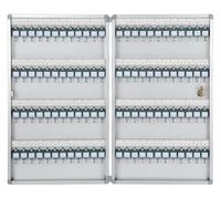 Armadietto per la gestione delle chiavi a parete con etichette, lega di alluminio resistente per proprietà sicure e organizzazione delle chiavi del veicolo in immobili e concessionarie