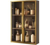 Armadietto per medicinali da bagno con porta organizer da parete per articoli da toeletta OverTheToilet Scaffalatura armadio da cucina per soluzioni di archiviazione salvaspazio