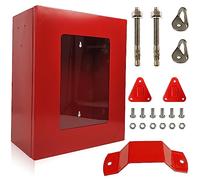 Armadietto Per Scala Antincendio Medio - Scatola Per Scala Pieghevole- Con Ganci Per Coperta Antincendio ed Estintori - 35 * 28 * 12 cm - Armadietto Defribillatore AED