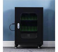 Armadietto per stazione di ricarica per telefoni cellulari, ricaricabile tramite USB, con ruote universali, per scuole e aziende, 40 slot per una comoda ricarica