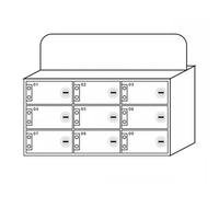 Armadietto Per Telefoni Cellulari Bianco Armadietto Per Telefoni Cellulari Per La Scuola Cassetta Di Sicurezza Per Officina Di Fabbrica Con Serratura Scatola Per Cellulari Di Grande Capacità (S : 9)