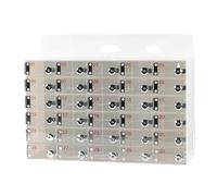 Armadietto per telefono con serratura per scuola, ufficio, classe, bianco, 52,5 x 18,5 x 54,7 cm, supporto sicuro per telefono cellulare