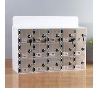 Armadietto per telefono in acrilico, soluzione da parete per classe, ufficio e posto di lavoro, design salvaspazio per un facile accesso e sicurezza