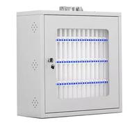 Armadietto per telefono scolastico portatile, con 24 scomparti, con ventilazione per 12-102 telefoni, cassetta di sicurezza ideale per la gestione dei dispositivi degli studenti