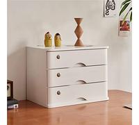 Armadietto piatto in legno con cassetti chiudibili, da scrivania, per forniture da ufficio, porta documenti A4/ricevute, armadietto con cassetti in legno massello per casa e ufficio
