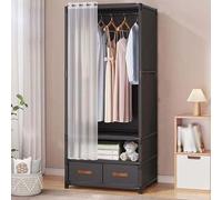 Armadietto piccolo con cassetti indipendenti, soluzione di archiviazione rimovibile per vestiti e accessori, design a fila singola