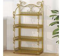 Armadietto pieghevole in metallo, organizer multi-livello con design portatile per casa e ufficio