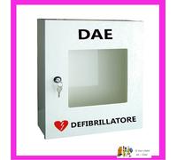 Armadietto porta defibrillatore in alluminio teca uso interno universale