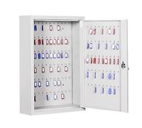 Armadietto portachiavi a parete con serratura 117 resistente acciaio freddo Rol grande capacità per garage Valet sicurezza domestica e facile accesso.