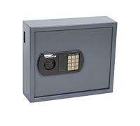 Armadietto Portachiavi con Codice per 50 Chiavi - Cassaforte Muro Acciaio | Cassetta chiavi con codice & chiave emergenza | Cassetta sicurezza chiavi grande | Cassaforte per chiavi, acciaio 4mm