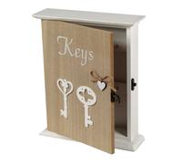 ARMADIETTO PORTACHIAVI DA PARETE APPENDINO CHIAVI BACHECA IN LEGNO 20624CM cm