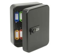 Armadietto portachiavi da parete con combinazione a 3 cifre LockSecure organizer per chiavi per casa, ufficio e hotel. Design salvaspazio durevole per un facile accesso