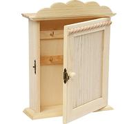 Armadietto portachiavi, dimensioni 18 x 6 x 22 cm, legno di pino, 1 pezzo