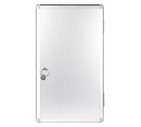 Armadietto portachiavi in acciaio con serratura, montaggio a parete, in lega di r scuole e immobili, sistema di gestione sicura delle chiavi (24 ganci) - Soluzione di archiviazione integrata