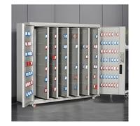 Armadietto portachiavi in acciaio resistente con sicurezza, ideale per immobili e gestione immobiliare, include serratura, ganci ed etichette,
