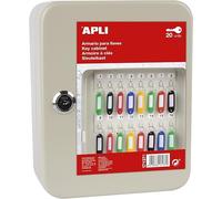 Armadietto Portachiavi in Metallo APLI con Serratura per 20 Chiavi