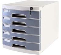 Armadietto portadocumenti con serratura - Cassetto sicuro per ufficio e organizer da scrivania per una gestione efficiente dei dati e dei documenti