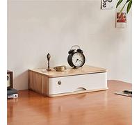 Armadietto portadocumenti in legno massello con serratura, elegante design piatto per un'organizzazione sicura dello spazio di lavoro in casa e in ufficio