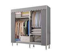 Armadietto portaoggetti 173 x 46 x 126 cm, struttura in legno resistente, ripiani regolabili, design moderno per soggiorno, ufficio o garage, soluzione organizzativa robusta e spaziosa