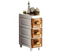 Armadietto portaoggetti compatto da bagno, multistrato salvaspazio per piccole aree, ideale per WC e bagno, elegante design a colonna, nize con stile e funzionalità