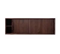 Armadietto portaoggetti da bagno a parete con maniglie rotonde, ideale per sopra il WC, la cucina o qualsiasi spazio, superficie superficiale per nizzare oggetti (C, 100 x 30 x 40 cm)