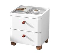 Armadietto portaoggetti da bagno bianco a più livelli in plastica con cassetti e rulli, contenitore laterale stretto, soluzione versatile e salvaspazio, per casa e ufficio