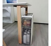 Armadietto portaoggetti da bagno con cassetti in plastica a 4 livelli, contenitore per carta igienica a tenuta stagna per spazi ristretti, ideale per bagno, camera da letto, soggiorno