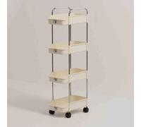 Armadietto portaoggetti da bagno, design extra stretto, alto e sottile, impermeabile e antipolvere, perfetto per l'organizzazione in soggiorno e camera da letto