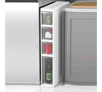 Armadietto portaoggetti da bagno stretto facile da pulire versatile per piccoli spazi, ideale per WC e bagno, design compatto per un utilizzo efficiente dello spazio