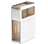 Armadietto portaoggetti da bagno stretto, organizer impermeabile per carta igienica, scaffale mobile per piccoli spazi, contiene carta igienica, libri, shampoo e medicine, bianco