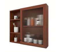 Armadietto portaoggetti da parete con scomparti separati, organizer da appendere al bagno con pannello posterioreElegante mobile per soggiorno e studio (G 60 x 15 x 69 cm)