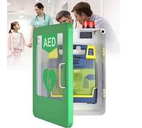 Armadietto portaoggetti di emergenza da parete con allarme e luce per DAE, accesso sicuro e visibile per casa, ufficio e sicurezza pubblica